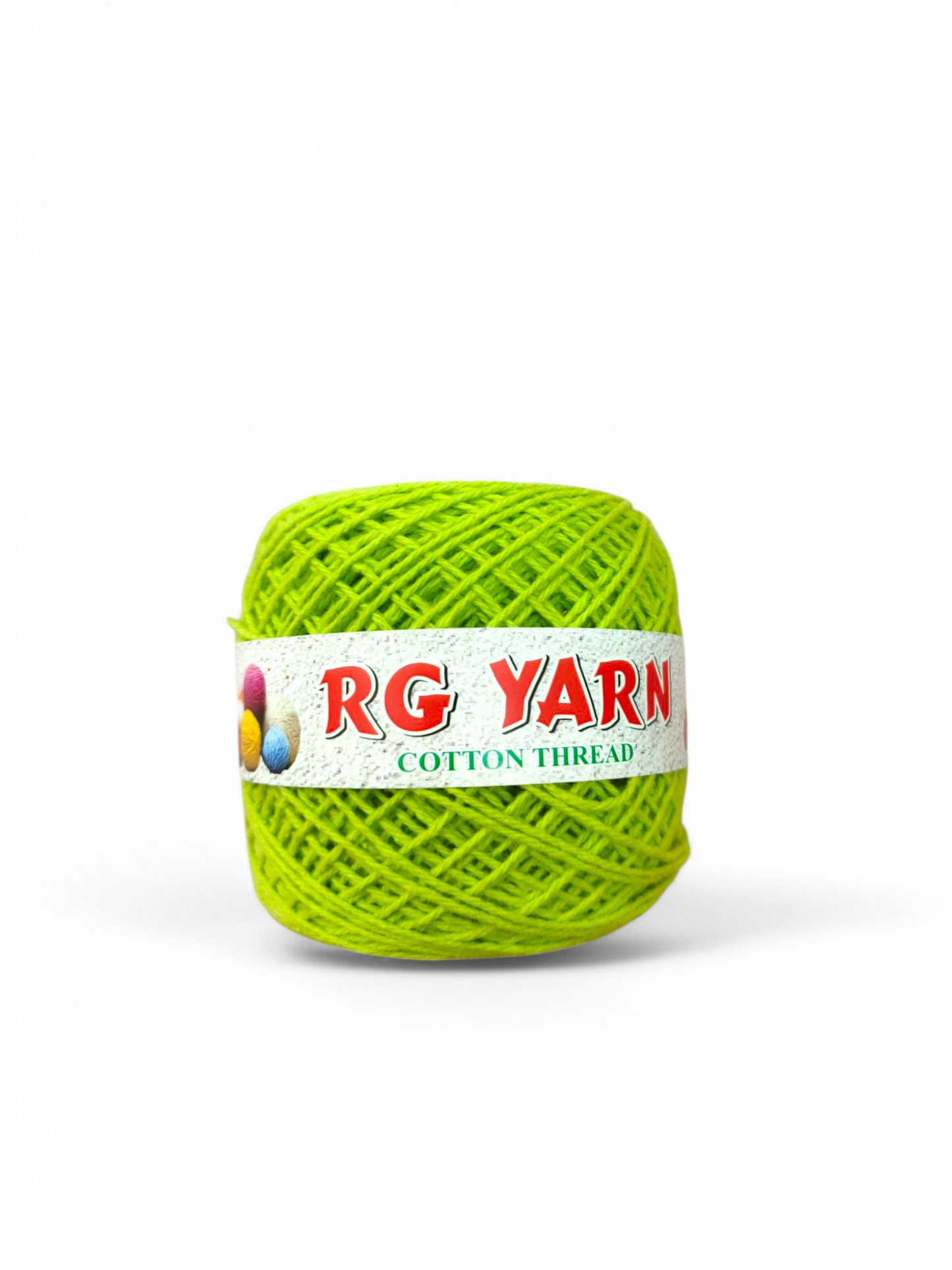 3 Ply Cotton Yarn Shade - Light Pista (Weight - 100g)