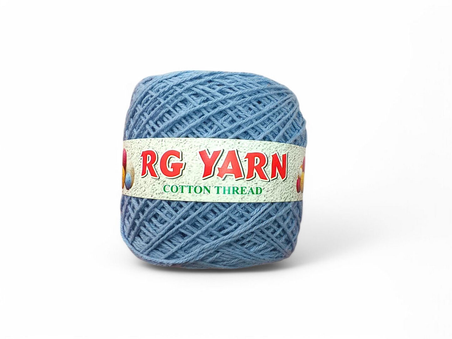 3 Ply Cotton Yarn Shade - Ice Blue (Weight - 100g)