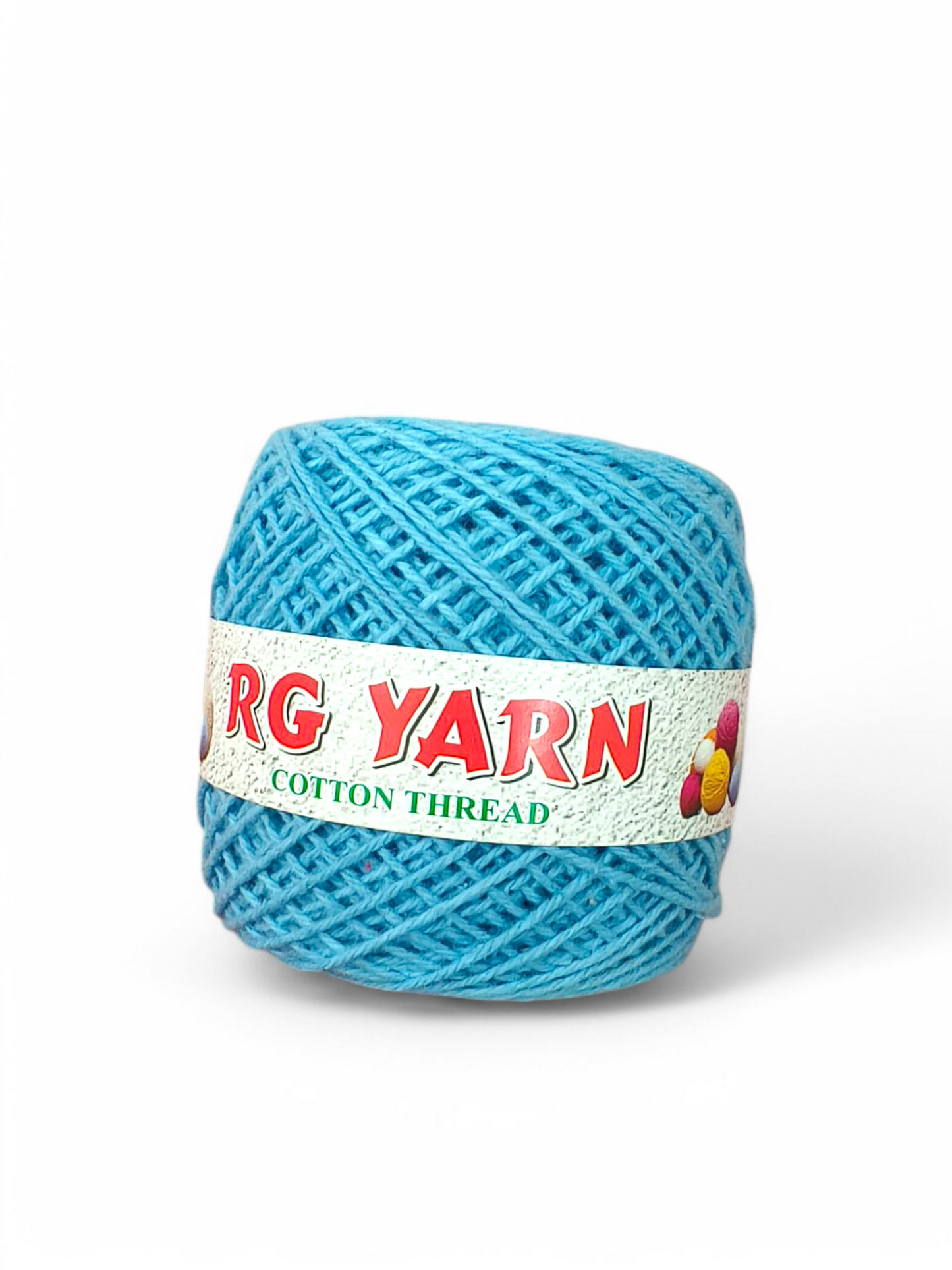 3 Ply Cotton Yarn Shade - Sky (Weight - 100g)