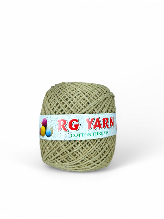 3 Ply Cotton Yarn Shade - Beige (Weight - 100g)